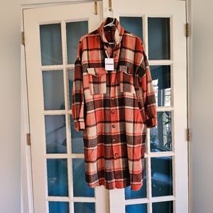 Fall & Winter Long Shirt Jacket